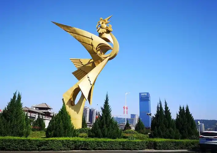宝鸡城标飞天金鸡