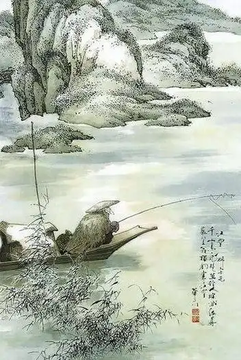作者:子墨孤舟蓑笠翁,一人,一舟,一蓑笠; 独钓寒江雪,一杆,一钓,一雪.