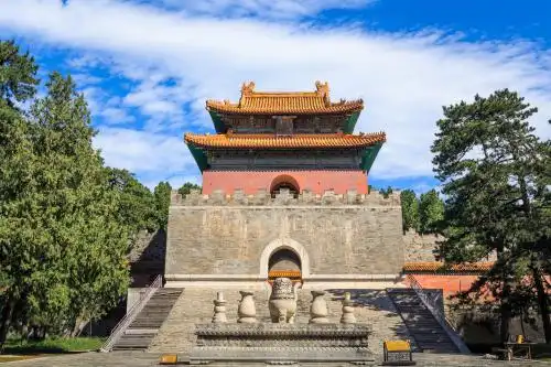 中国河北省保定市易县清西陵泰陵明楼