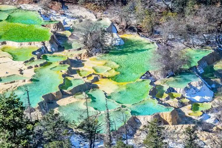大美四川黄龙沟风景区_景观_中国_海拔