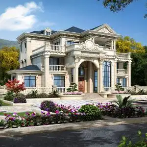 农村别墅设计图纸三层半