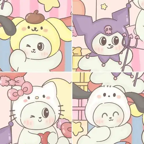 苏立兔cos三丽鸥可爱插画头像