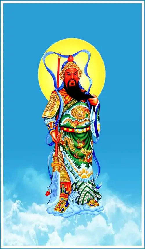 [圣像佛画] 护法伽蓝菩萨圣像