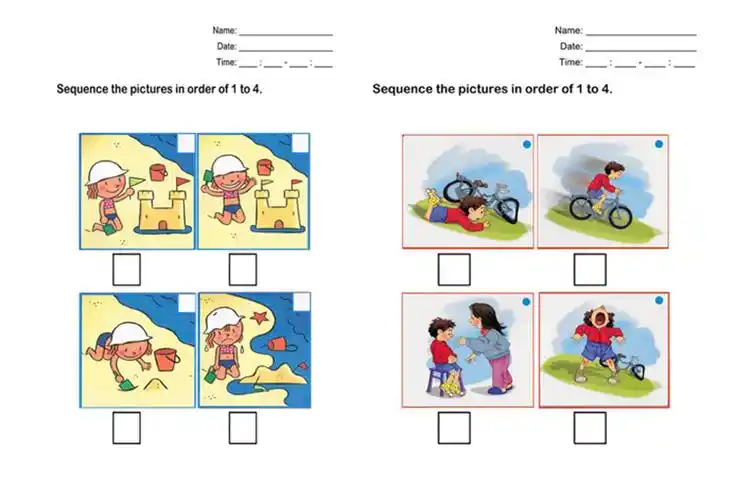 儿童益智早教卡 逻辑思维 故事排序 视觉图卡 早期启蒙 看图说话