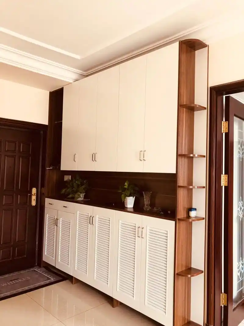 入户鞋柜越来越多人这样装,实用又美观,以后我家也要这样设计!