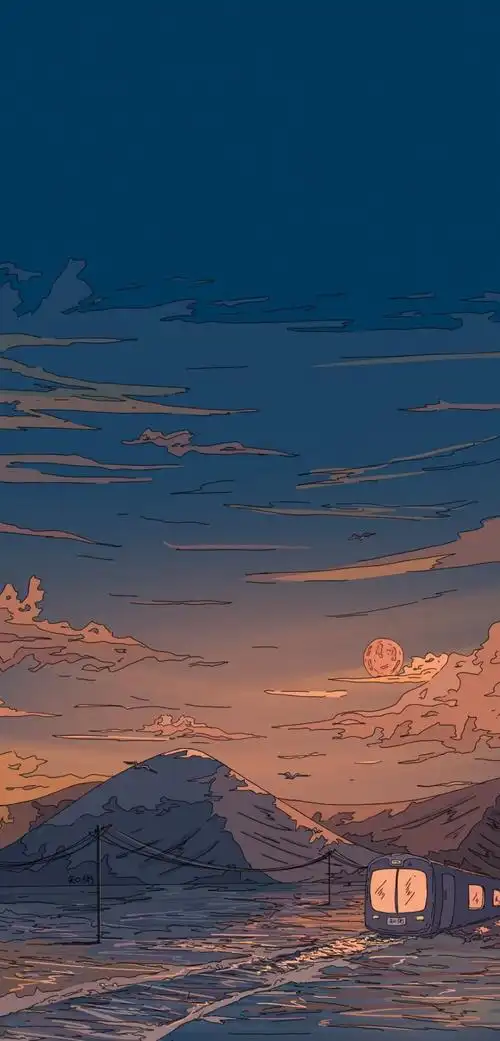 动漫风景 画师不详 侵删致歉