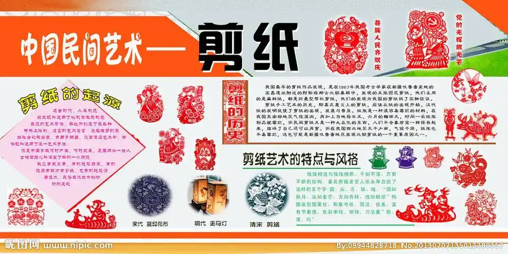 剪纸展板名字 手工剪纸图片大全简单-普车都