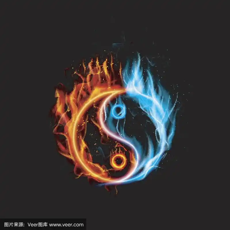 阴阳符,火,黑色背景,迪言高原,杨传广