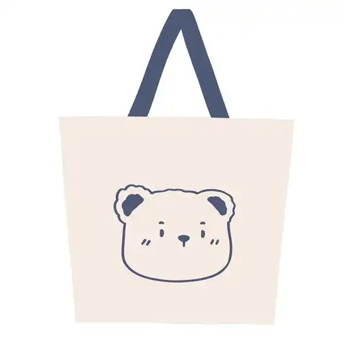 卡通萌系图案电商设计包装插画帆布包