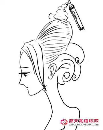 知性美的女人简笔画