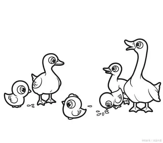小鸭子的简笔画怎么画
