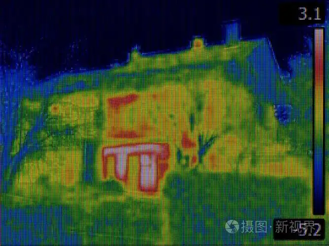 房子外墙红外图像