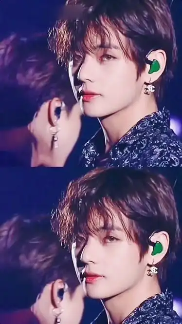 防弹少年团金泰亨令人心动的回眸瞬间