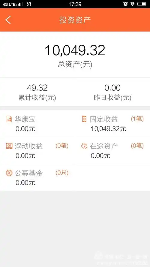 个人投资理财版本参照图