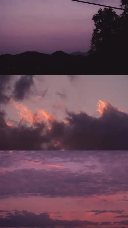 一眼就沦陷的黄昏壁纸这世界有朝夕与四季