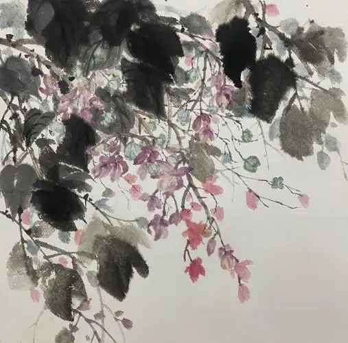 朱春运《垂丝海棠》 ——————————