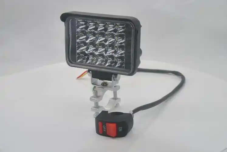 三轮车大灯超亮电动车车led射灯12v48伏60v72v80v 防水灯 超亮36珠4寸