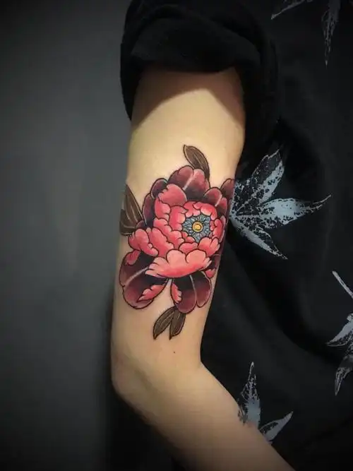 牡丹花_纹身图案手稿图片_changtattoo-舒的纹身作品集
