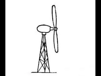 风力发电机图片_简笔画图片_少儿图库_儿童资源网