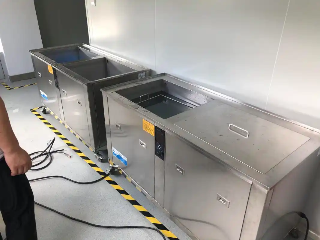 一体式双槽超声波清洗机