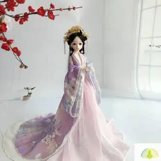 友铭斯古风芭比娃娃bjd30厘米国风古装女孩玩具新年生日礼物古代公主