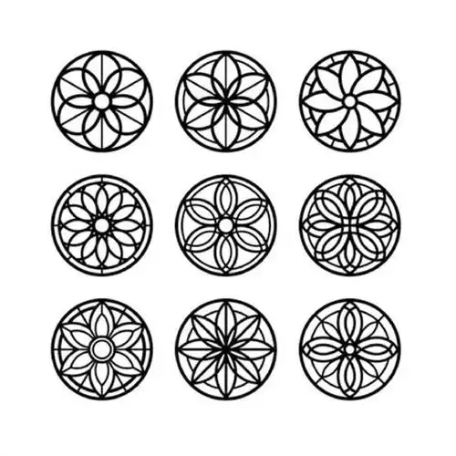 圆形纹样图案参考