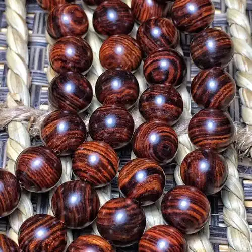 海黄紫油梨手串虎皮纹木中黄金适合盘玩