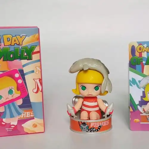 molly茉莉的一天祖国版盲盒摆件潮玩手办女生玩具生日礼物随机一个