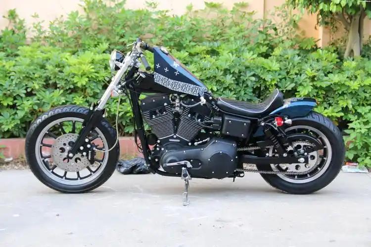 哈雷戴维森 双灯猪头大滑翔边三轮 整车完美 1340主机 化油器