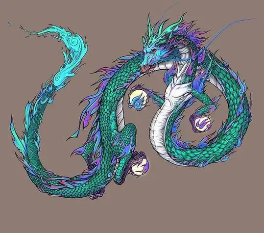 青龙怎么画——青龙的画法如下:1,首先你要知道四大神兽青龙简笔画