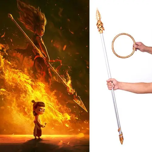 哪吒之魔童降世cos服道具乾坤圈火尖枪cosplay武器