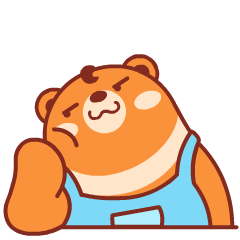 小熊思考胖子哦gif动图_动态图_表情包下载_soogif