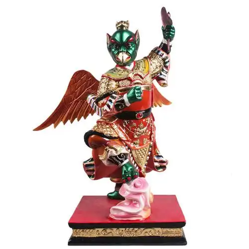 神像24寸雷公雷震子雷神树脂道教工艺品摆件摆件