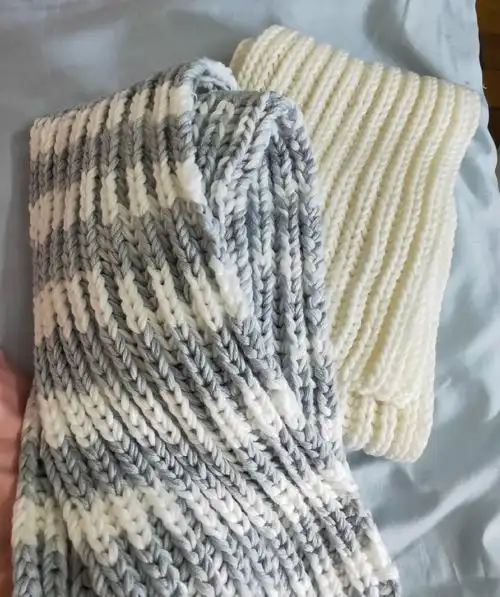 成品围巾自己纯手工编织 毛线围巾冬相思扣送男女朋友礼物绣字母