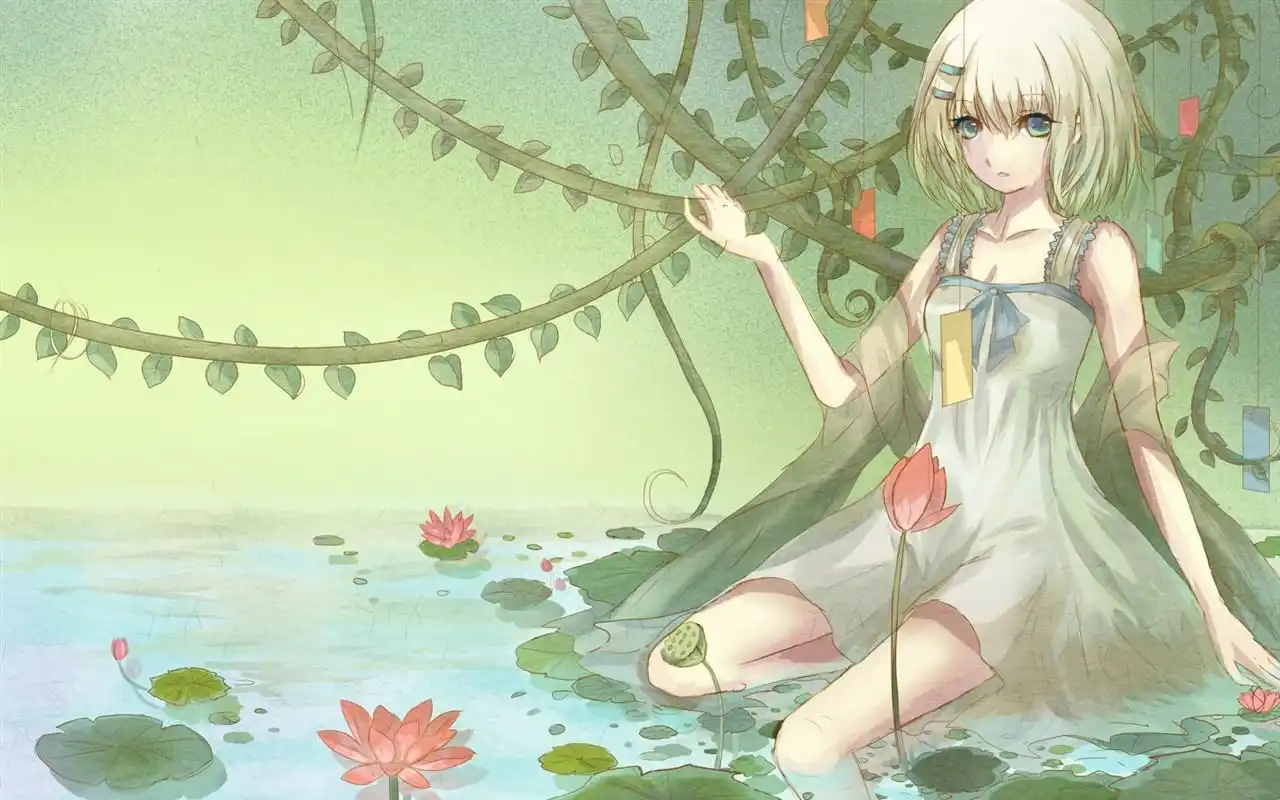 动漫《约会大作战》鸢一折纸卡通图片桌面壁纸高清大图预览1920x1080