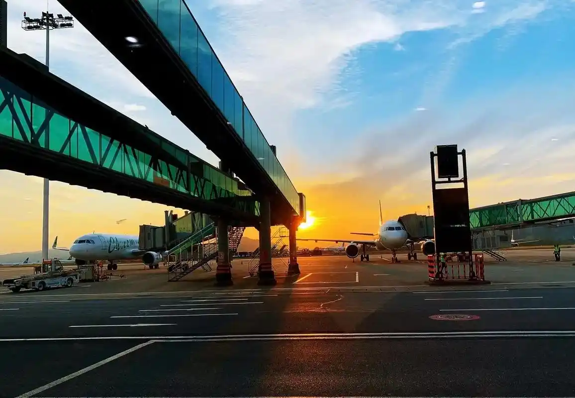 南昌昌北机场knn夕阳