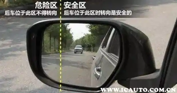 变道时如何看后视镜判断车距新手开车怎么判断能不能变道