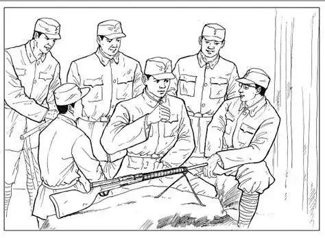 最简单的抗战简笔画图片大全图片素材汇总