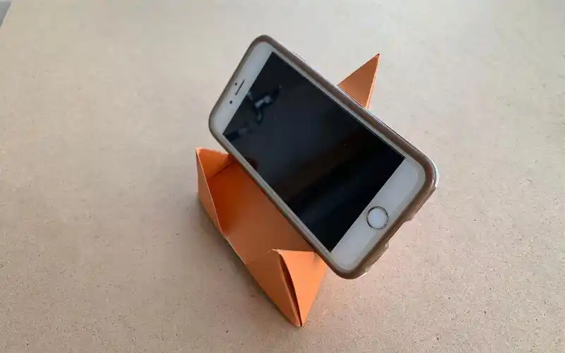 【折纸教程】简单实用的手机支架