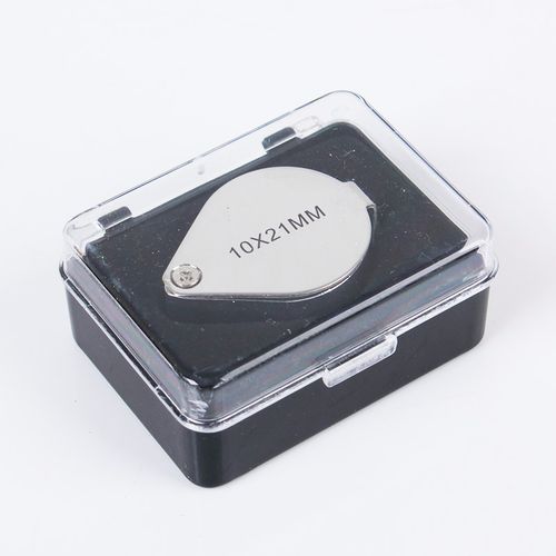 地质10倍放大镜折叠高清手持钻石腰码珠宝玉石放大镜