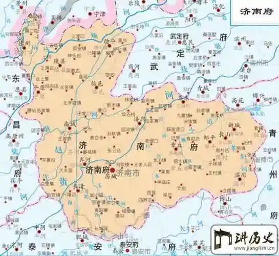 明代山东地图看看那时候你属于哪里人