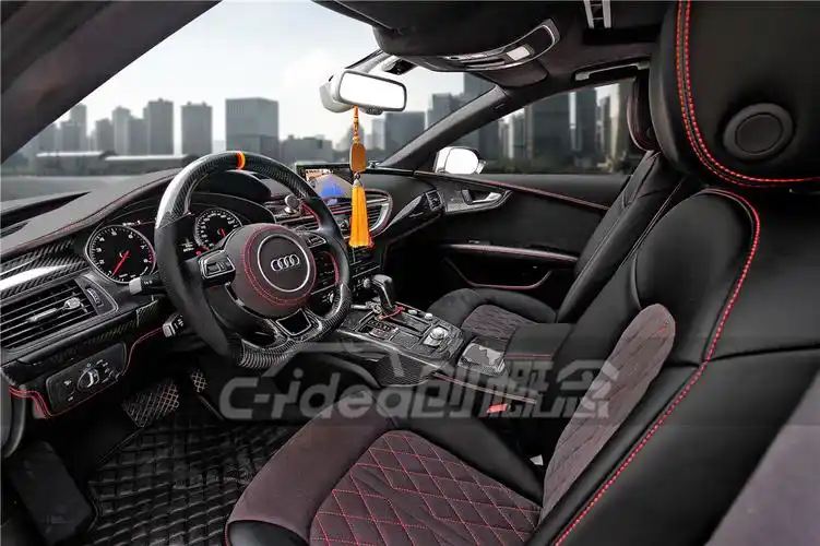 奥迪a7内饰改装经典案例,给人一种深邃的力量感