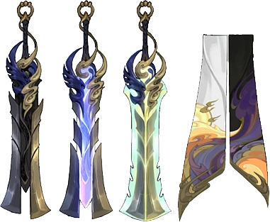 王者荣耀李信一念神魔武器世冠png武器