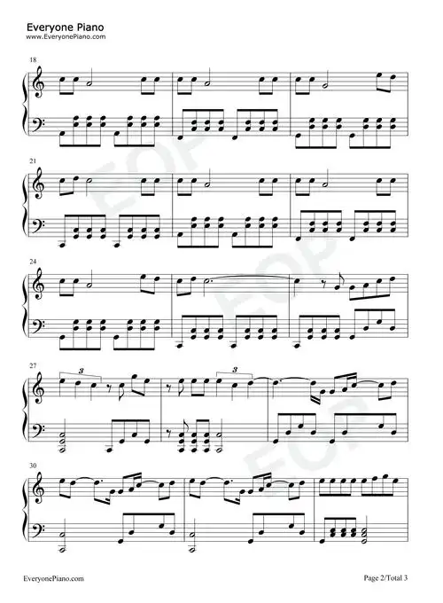 we rock-c调简单版-青春有你第三季主题曲