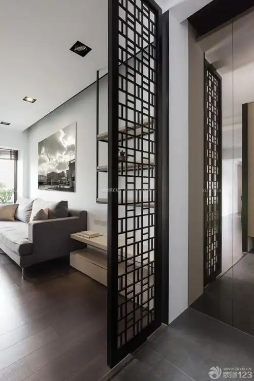 简约家装木质隔断设计