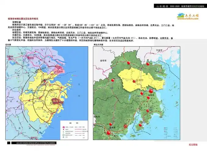 临海市城市绿地系统规划