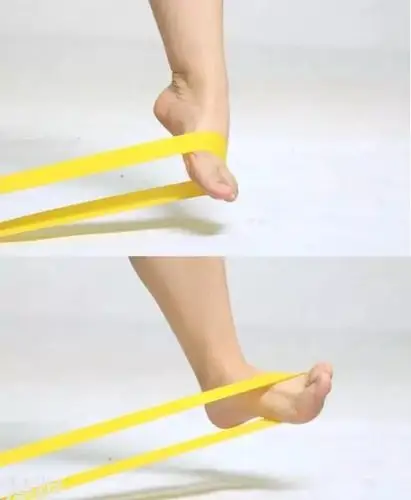 方法7:翘大脚趾抗阻足外翻