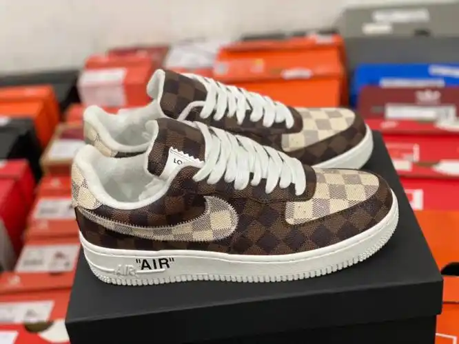 复古花纹lv空军联名