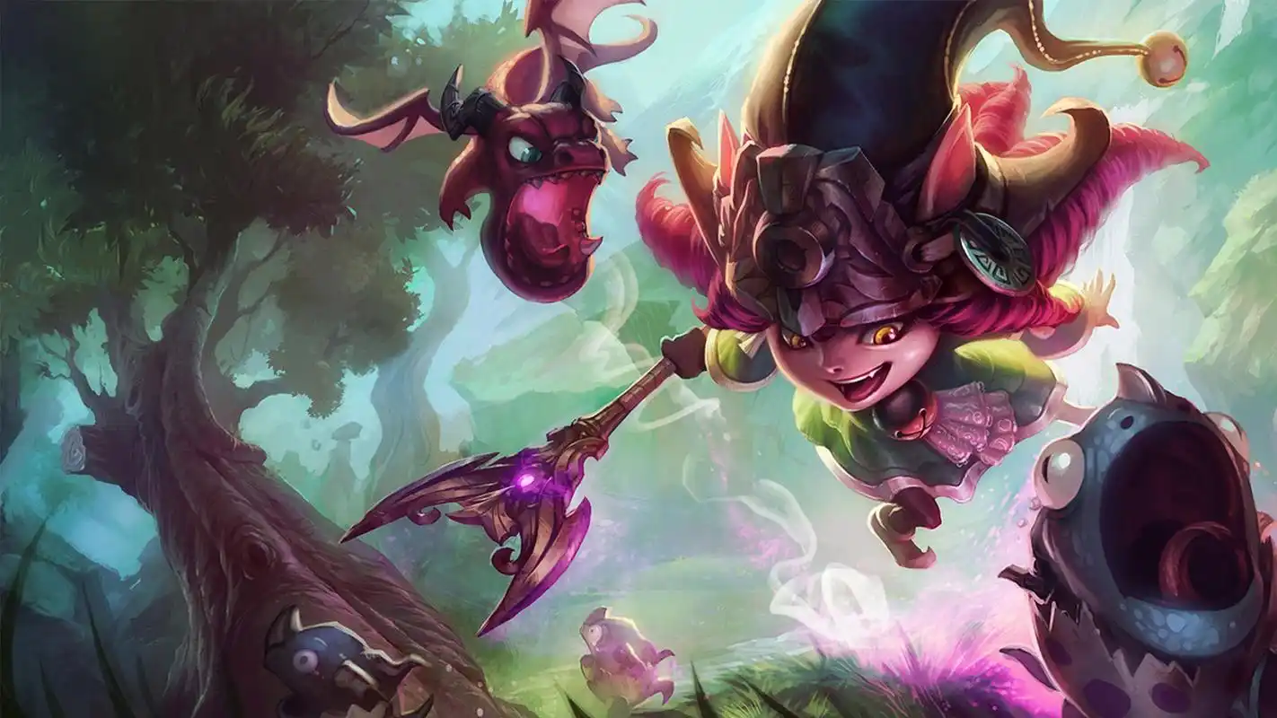 英雄联盟lol仙灵女巫皮肤图片高清桌面壁纸2下载