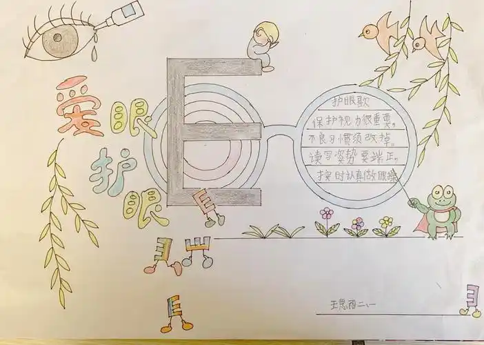 【活动】西山小学举行"爱眼护眼,从我做起"手抄报绘画比赛